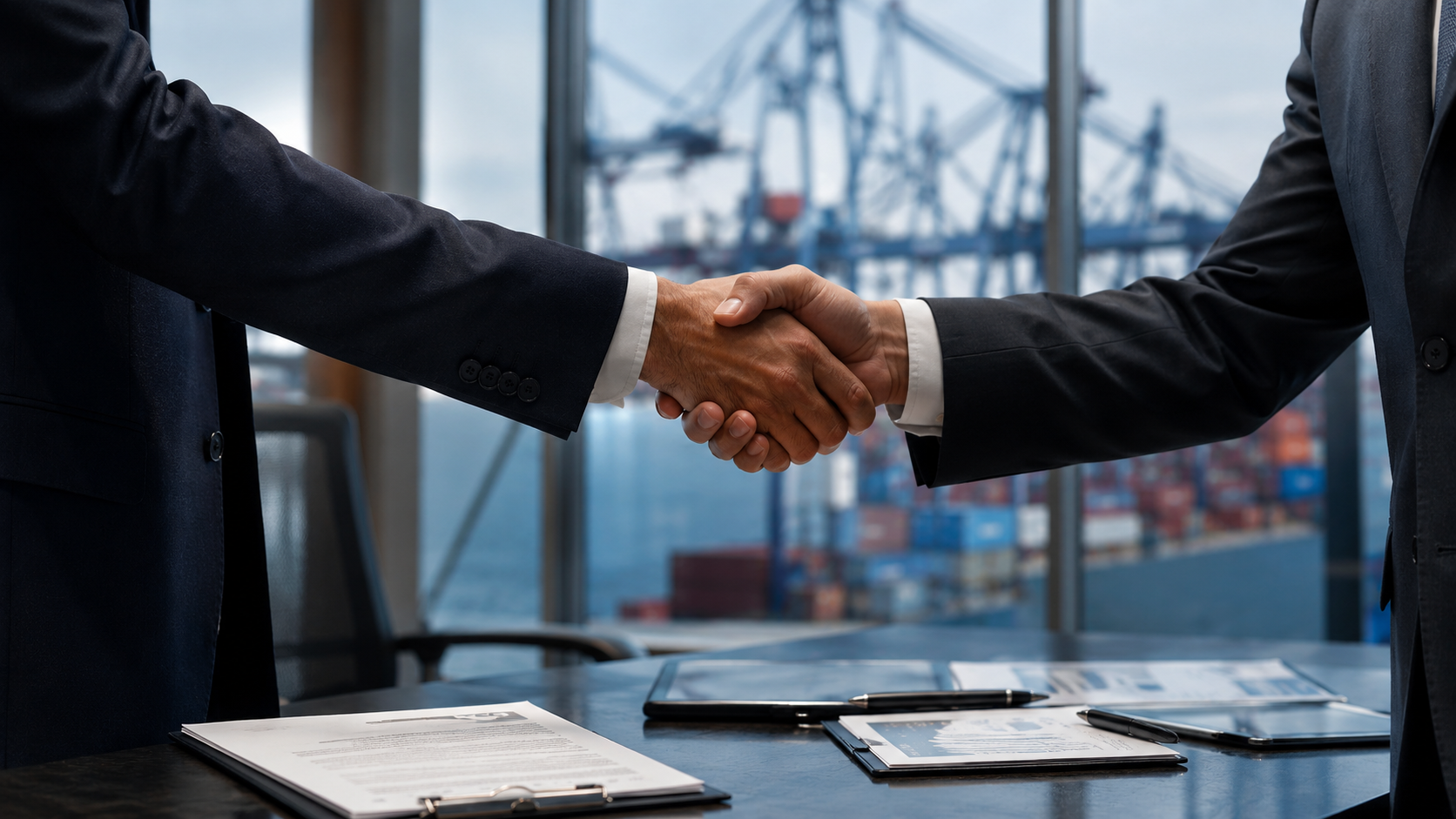 Business professionals building a strong client relationship