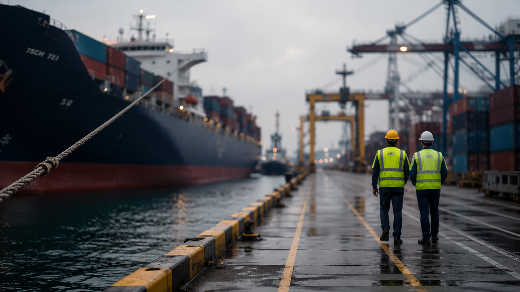 Cargo ship representing professional ship agency services