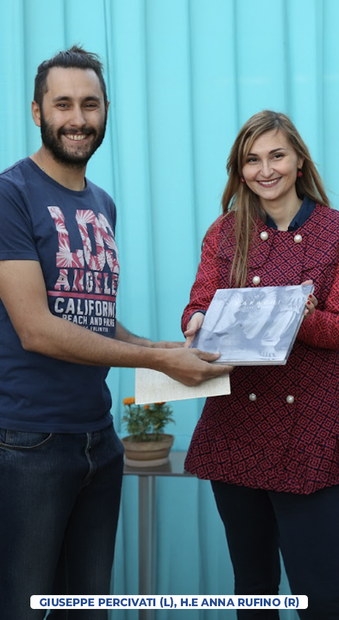 Giuseppe Percivati and H.E. Anna Rufino